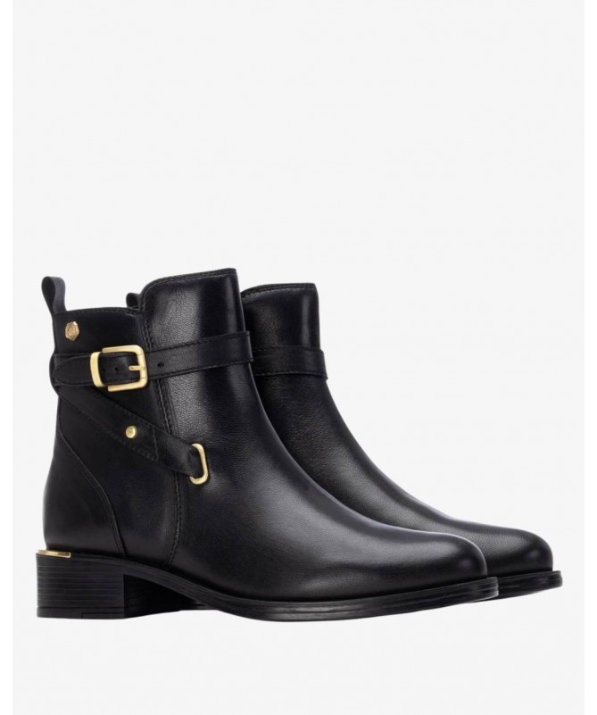 CARMELA 162475 BOTIN PIEL NEGRO.