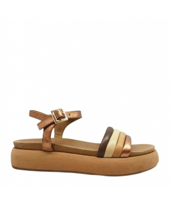 INUOVO 972023 SANDALIA METALLIC COCONUT MULTI.