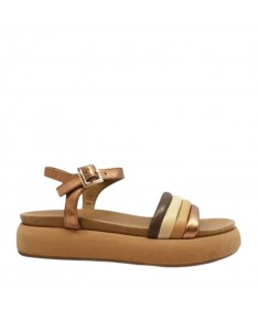 INUOVO 972023 SANDALIA METALLIC COCONUT MULTI.