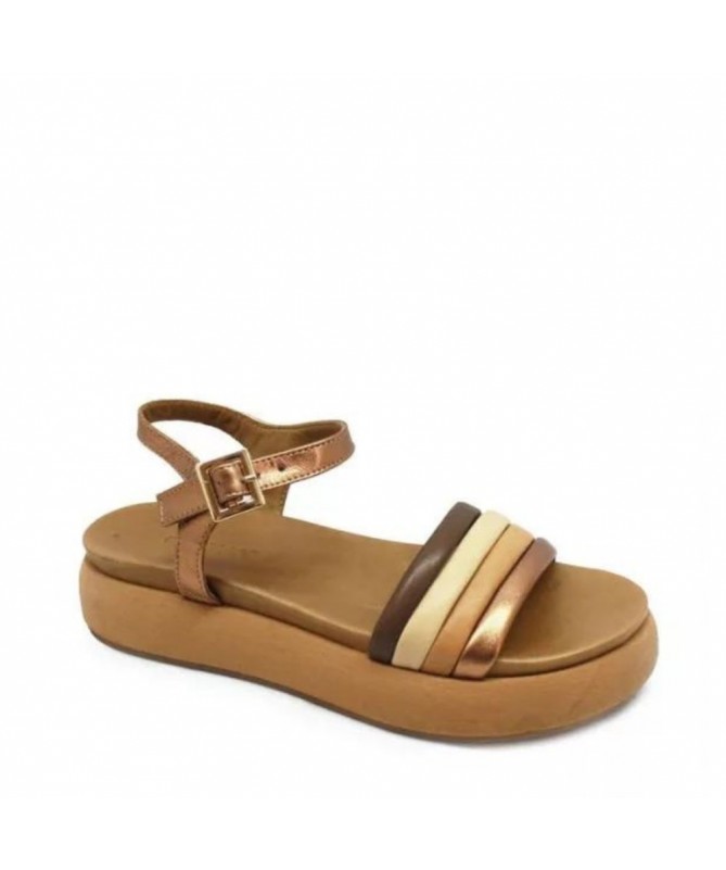 INUOVO 972023 SANDALIA METALLIC COCONUT MULTI.
