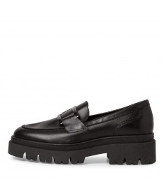 TAMARIS MOCASIN 24713 LEATHER BLACK. MUJER-23.