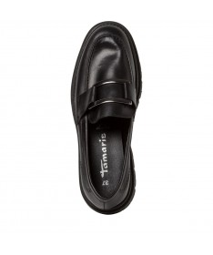 TAMARIS MOCASIN 24713 LEATHER BLACK. MUJER-23.