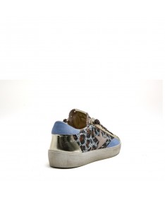 CETTI  ZAPATILLA C1342 GLITTER LEO OLD ROSE.