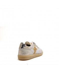 CETTI  ZAPATILLA C1385 REJILLA MICRO CHAMPAGNE.