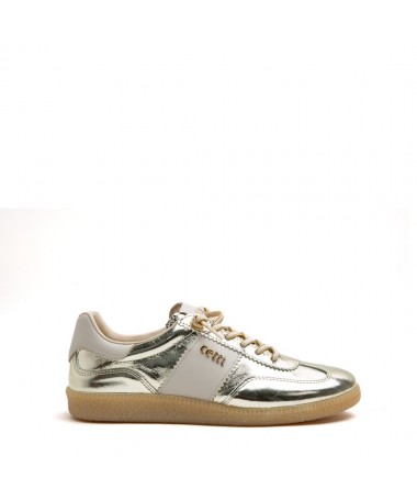CETTI  ZAPATILLA C1385 PIEL CHAMPAGNE.