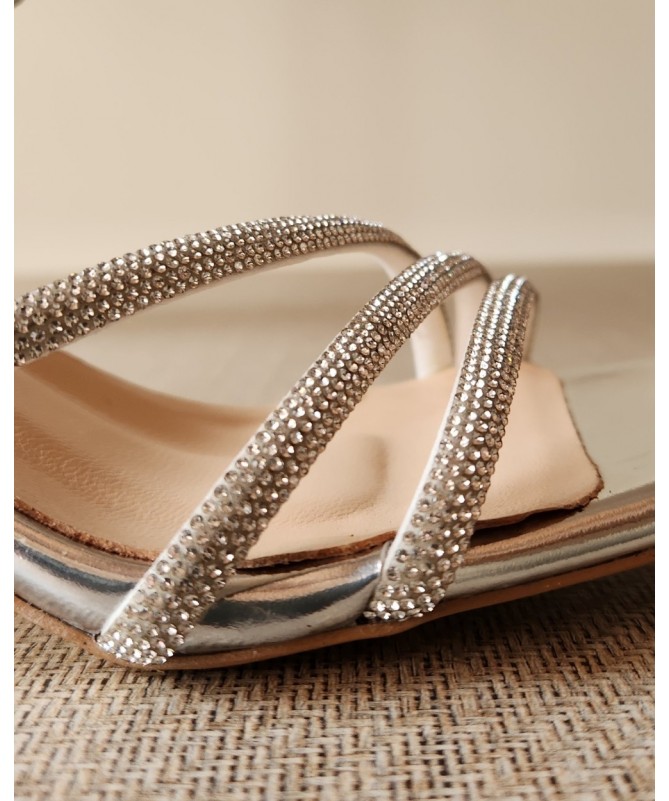 LA REPO SANDALIA 41413 ARGENTO.