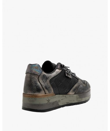 CETTI DEPORTIVAS MUJER C848XL USED METAL PLOMO.