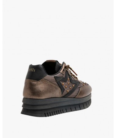 CETTI  ZAPATILLA MUJER C1391 METAL MESH OXIDO.