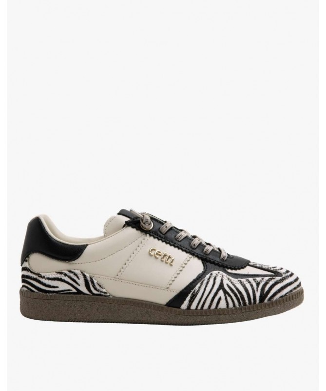 CETTI  ZAPATILLA C1395 ZEBRA NATURE OFF WHITE.