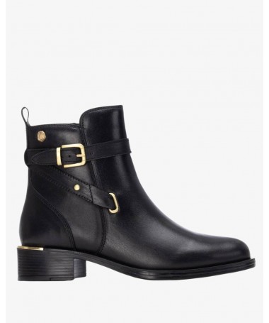 CARMELA 162475 BOTIN PIEL NEGRO.