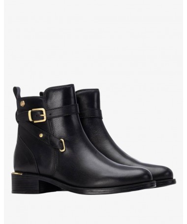 CARMELA 162475 BOTIN PIEL NEGRO.